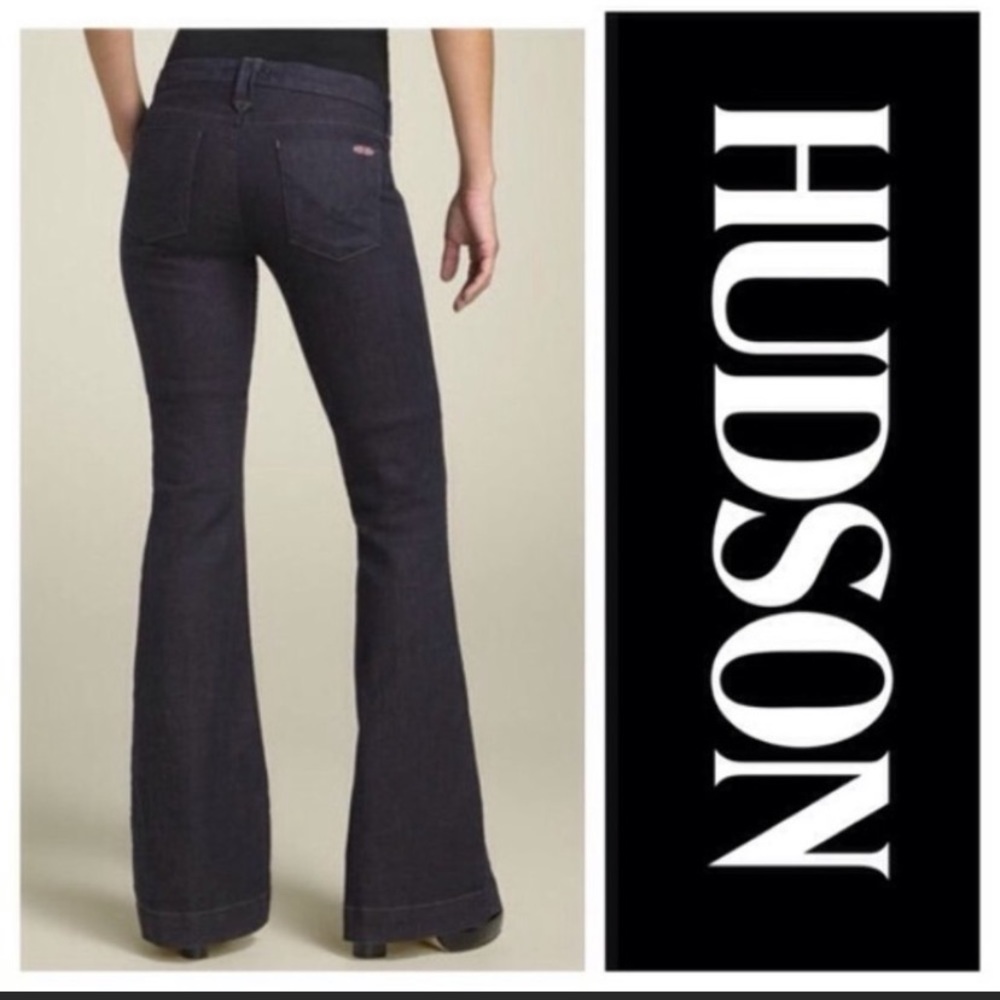 Hudson Reilly Dark Wash Flare Jeans